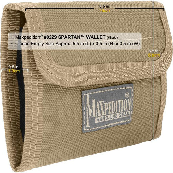 Maxpedition Spartan Wallet (Khaki)