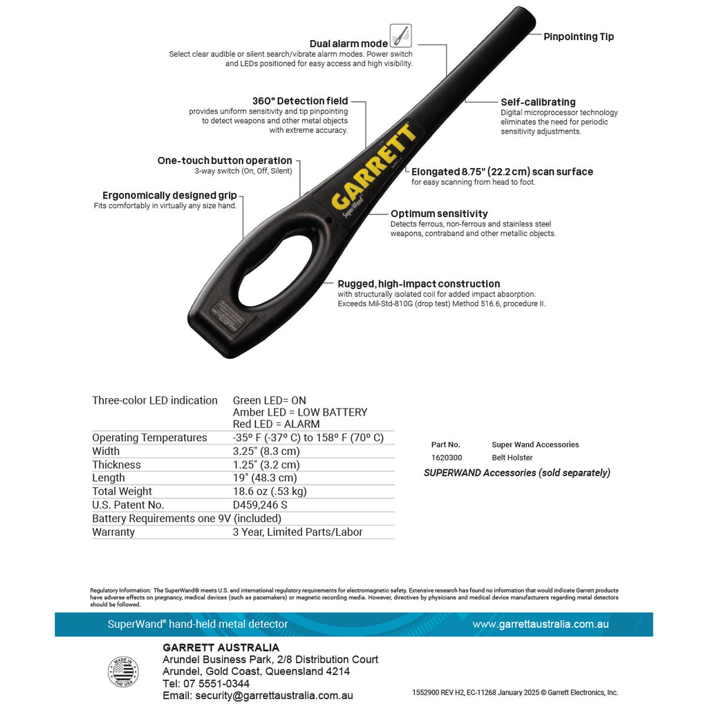 SuperWand Hand-Held Detector