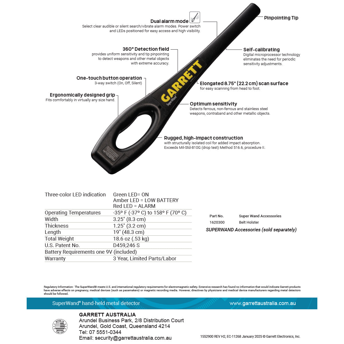 SuperWand Hand-Held Detector