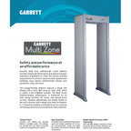 Multi-Zone Walk-Through Metal Detector