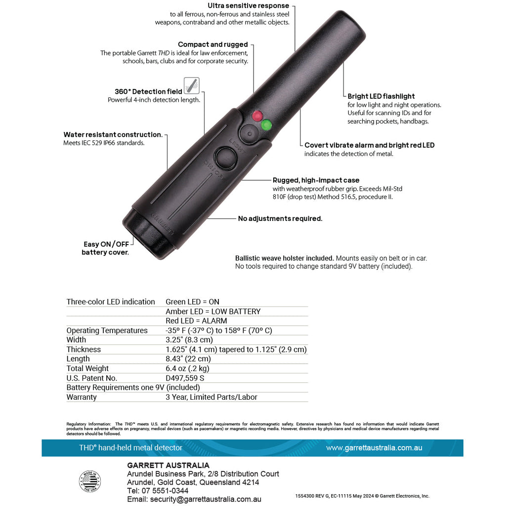 THD Hand-Held Detector