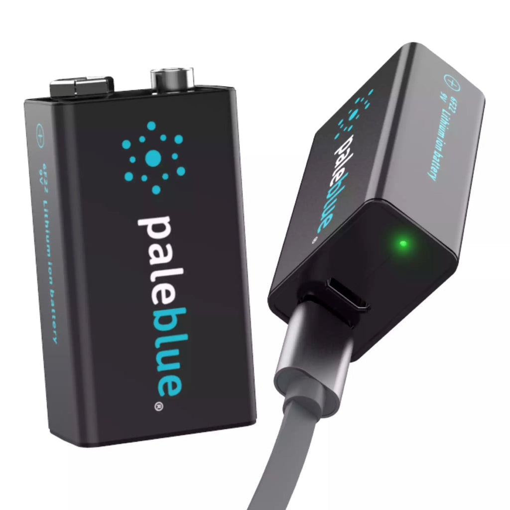 Paleblue 9V USB-C Rechargeable Battery 2-Pack