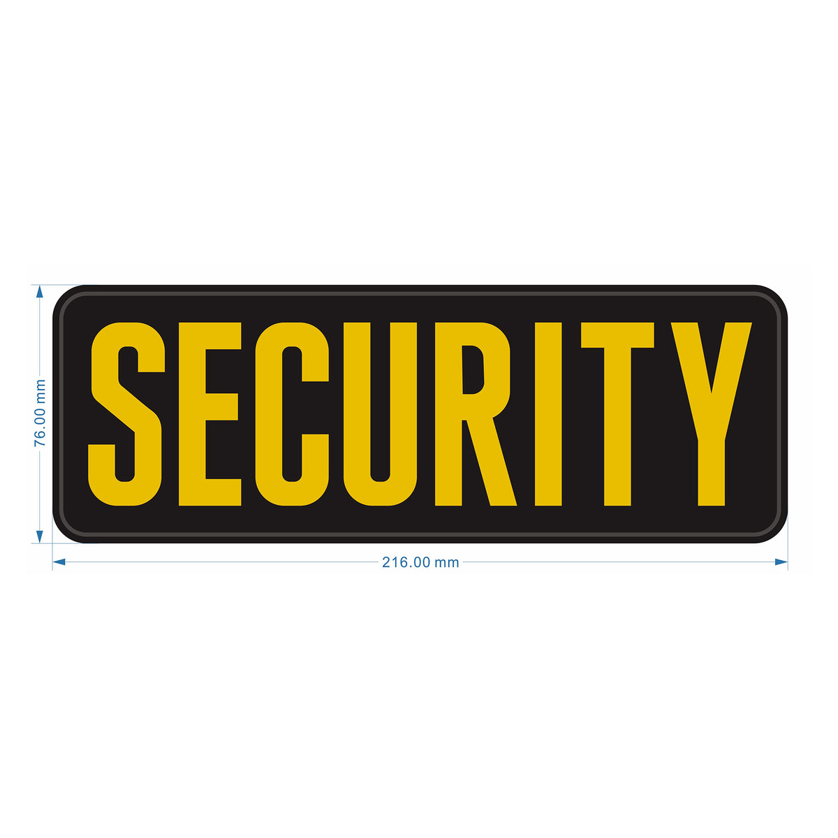 Outback Tactical - SECURITY Patch LARGE-Yellow