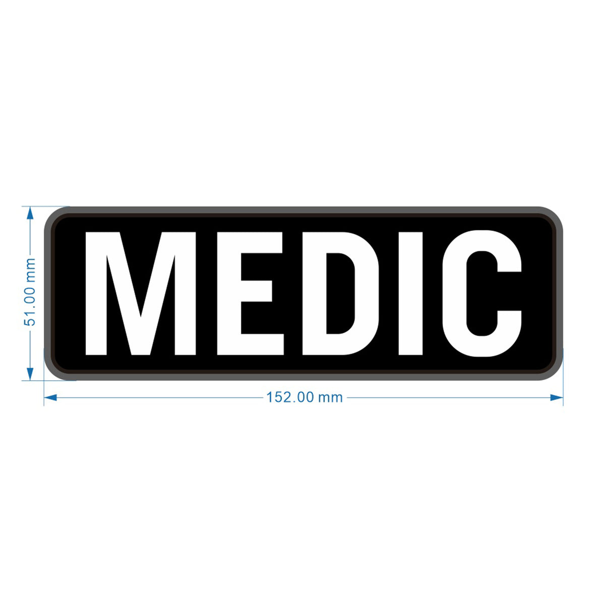 Outback Tactical - MEDIC Patch MEDIUM-White