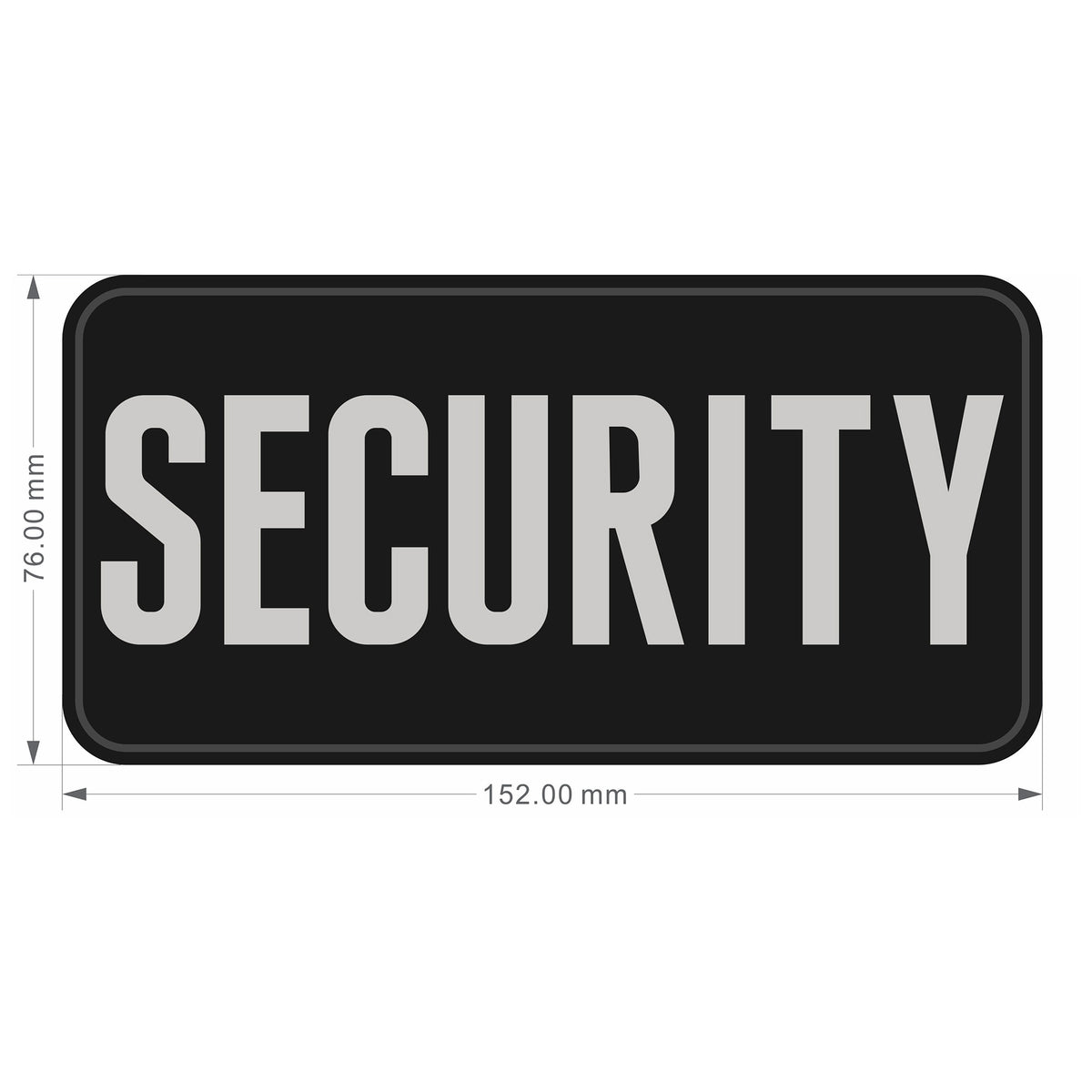 Outback Tactical - SECURITY Patch MED/TALL-White