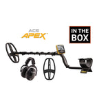 Garrett ACE APEX 6"x11" coil Wireless Package