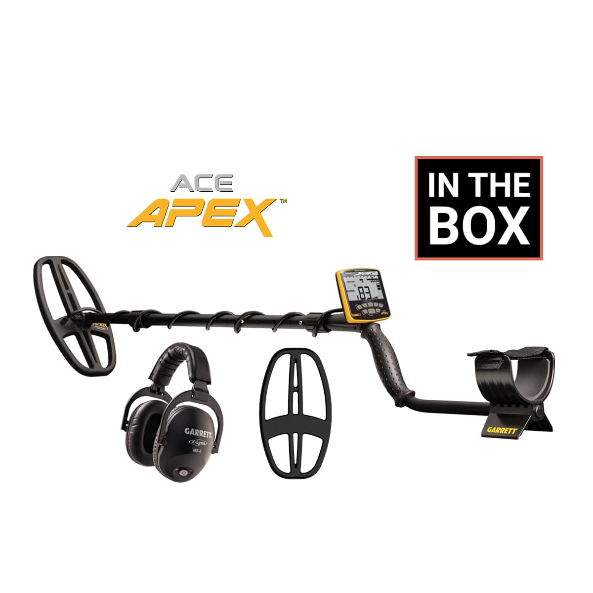Garrett ACE APEX 6"x11" coil Wireless Package