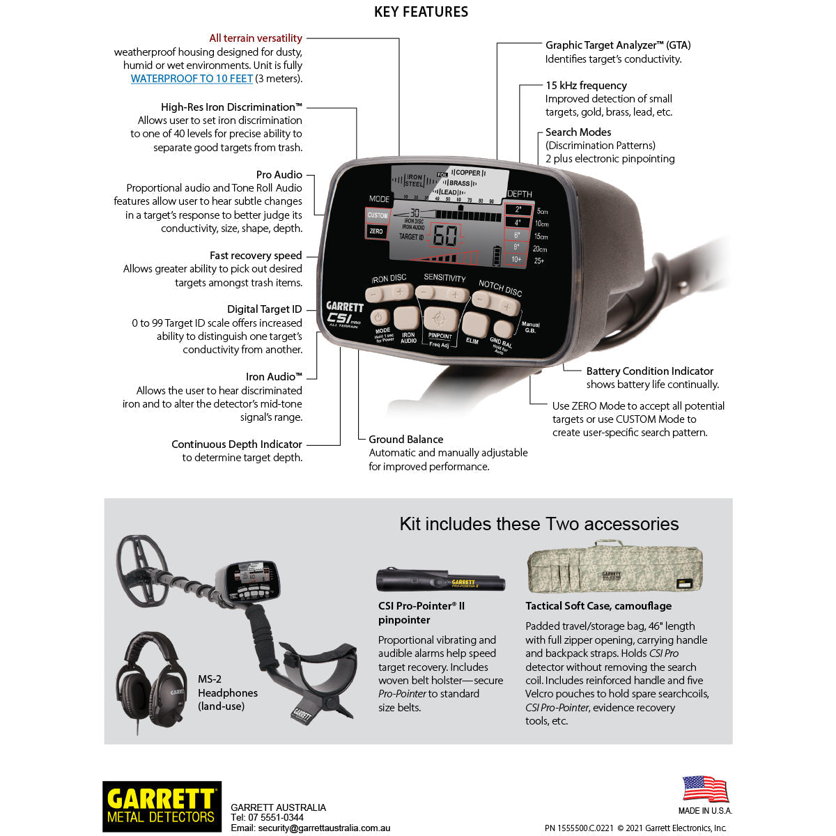 CSI Pro Ground Search Detector
