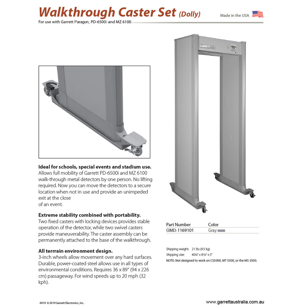 Garrett Caster Set