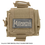 Maxpedition Mini Rollypoly Folding Dump Pouch (Wolf Gray)