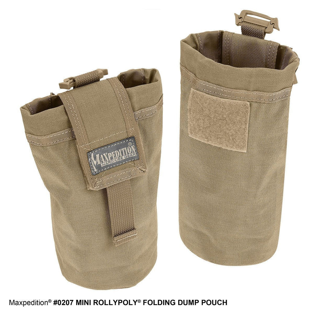 Maxpedition Mini Rollypoly Folding Dump Pouch (Black)