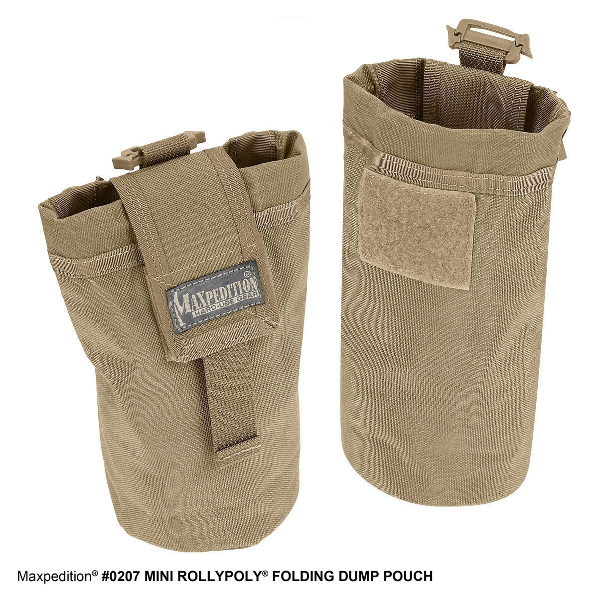 Maxpedition Mini Rollypoly Folding Dump Pouch (Black)