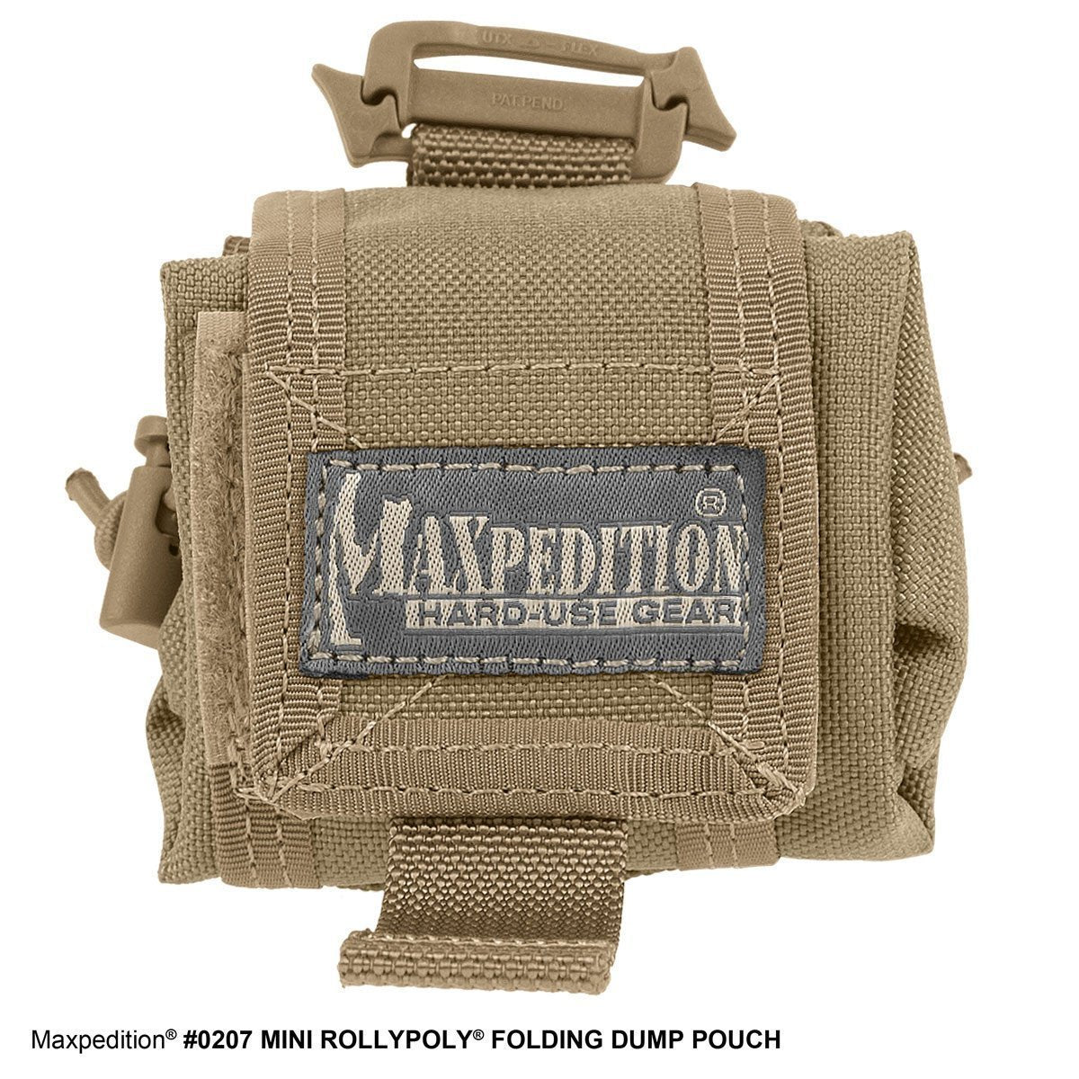 Maxpedition Mini Rollypoly Folding Dump Pouch (Black)