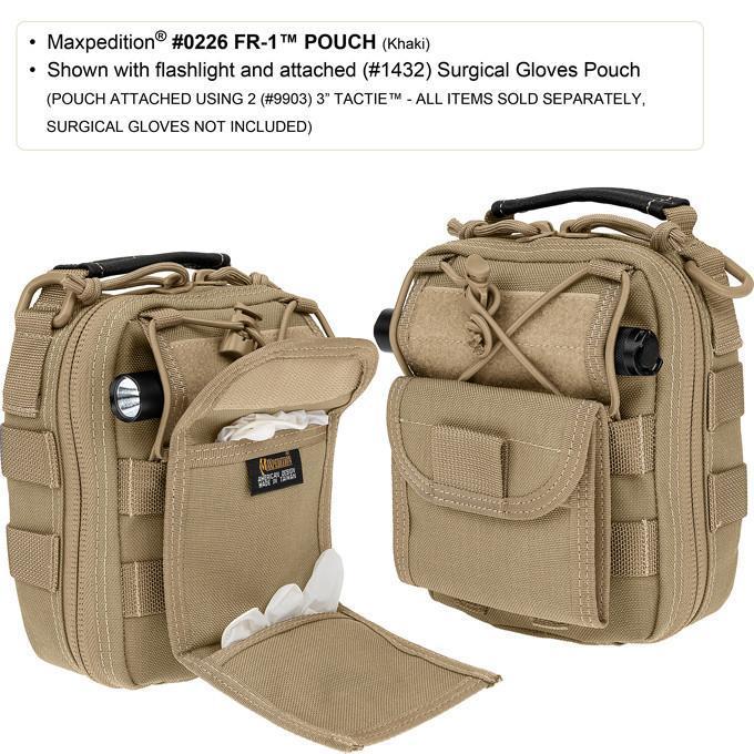 Maxpedition FR-1 Medical Pouch (Fire/EMS Red)