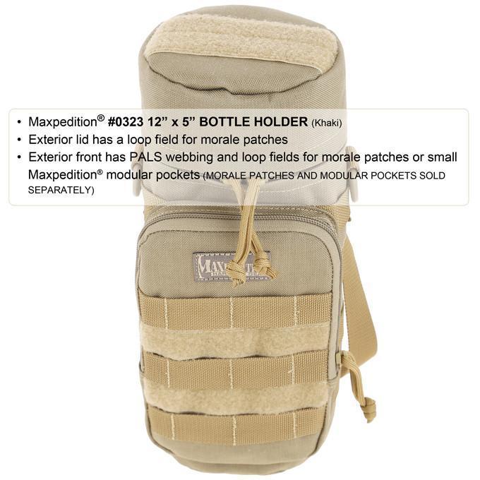 Maxpedition 12" x 5" Bottle Holder (Foliage Green)
