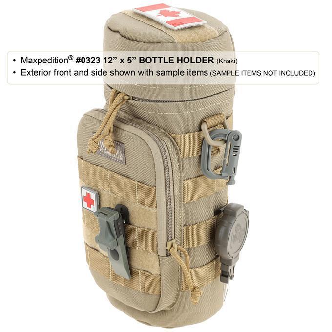 Maxpedition 12" x 5" Bottle Holder (Black)