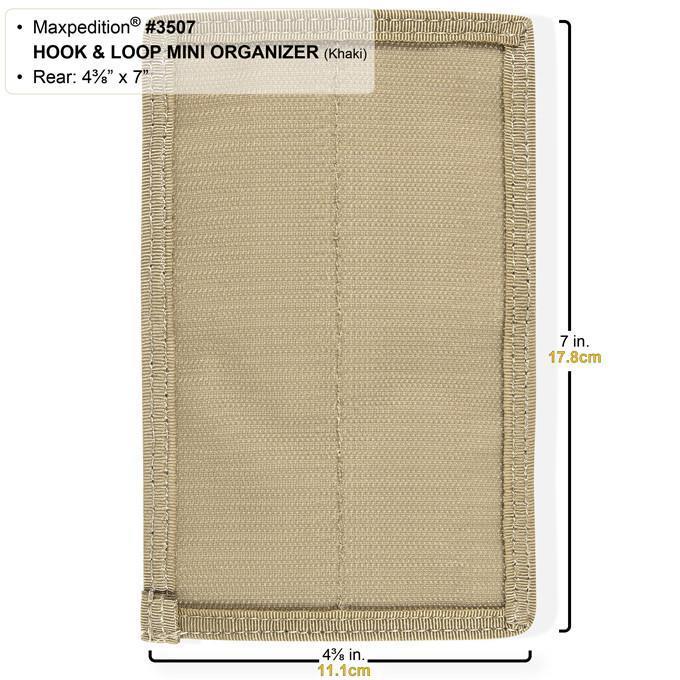 Maxpedition Hook & Loop Mini Organizer - Black
