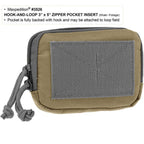 Maxpedition Hook & Loop 3" x 5" Zipper Pocket (Khaki-Foliage)
