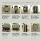 Maxpedition 3" TacTie (Pack of 4) (Foliage Green)