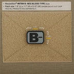 Maxpedition B- Blood Type Morale Patch (Arid)