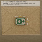 Maxpedition O+ Blood Type Morale Patch (Glow)
