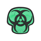 Maxpedition Biohazard Skull Morale Patch (Glow)