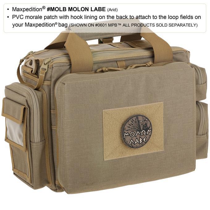 Maxpedition Molon Labe Morale Patch (Arid)