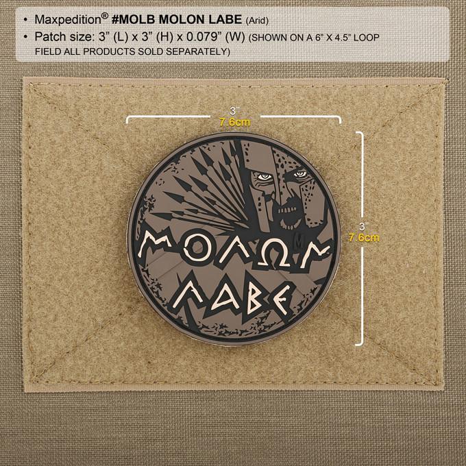 Maxpedition Molon Labe Morale Patch (Arid)