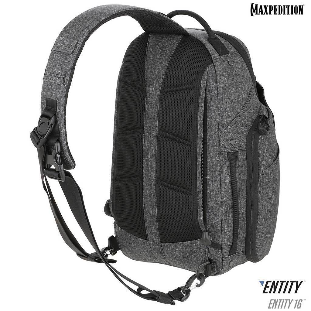 Maxpedition Entity 16 CCW-Enabled EDC Sling Pack 16L-Charcoal