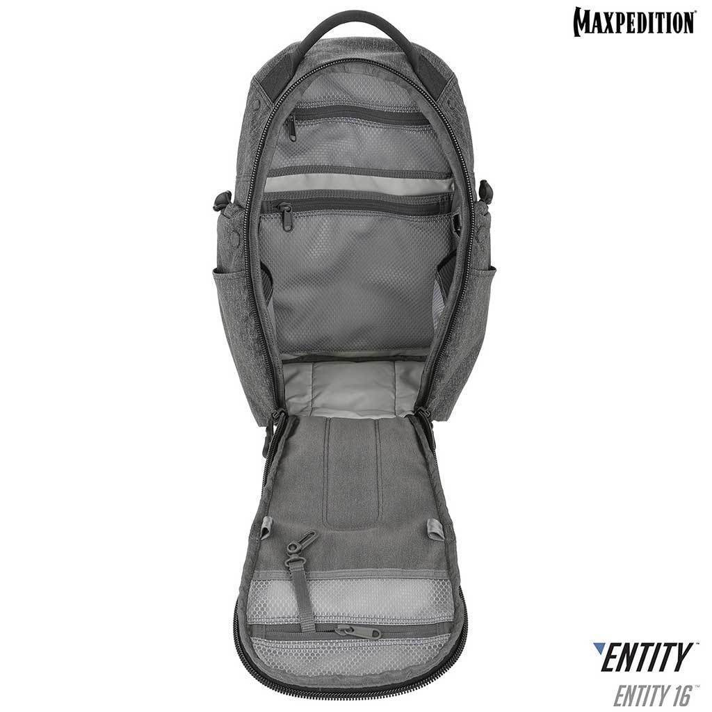 Maxpedition Entity 16 CCW-Enabled EDC Sling Pack 16L-Charcoal