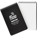 Modestone A30 Top Spiral Notepad 96x148mm- 50 sheets - BLACK