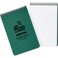 Modestone A33 Top Spiral Notepad 96x148mm- 50 sheets - GREEN