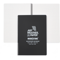 Modestone C40 Side Spiral Notepad A4 210x297mm - 50 sheets - BLACK