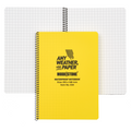 Modestone C54 Side Spiral Notepad A5 148x210mm - 50 sheets - YELLOW