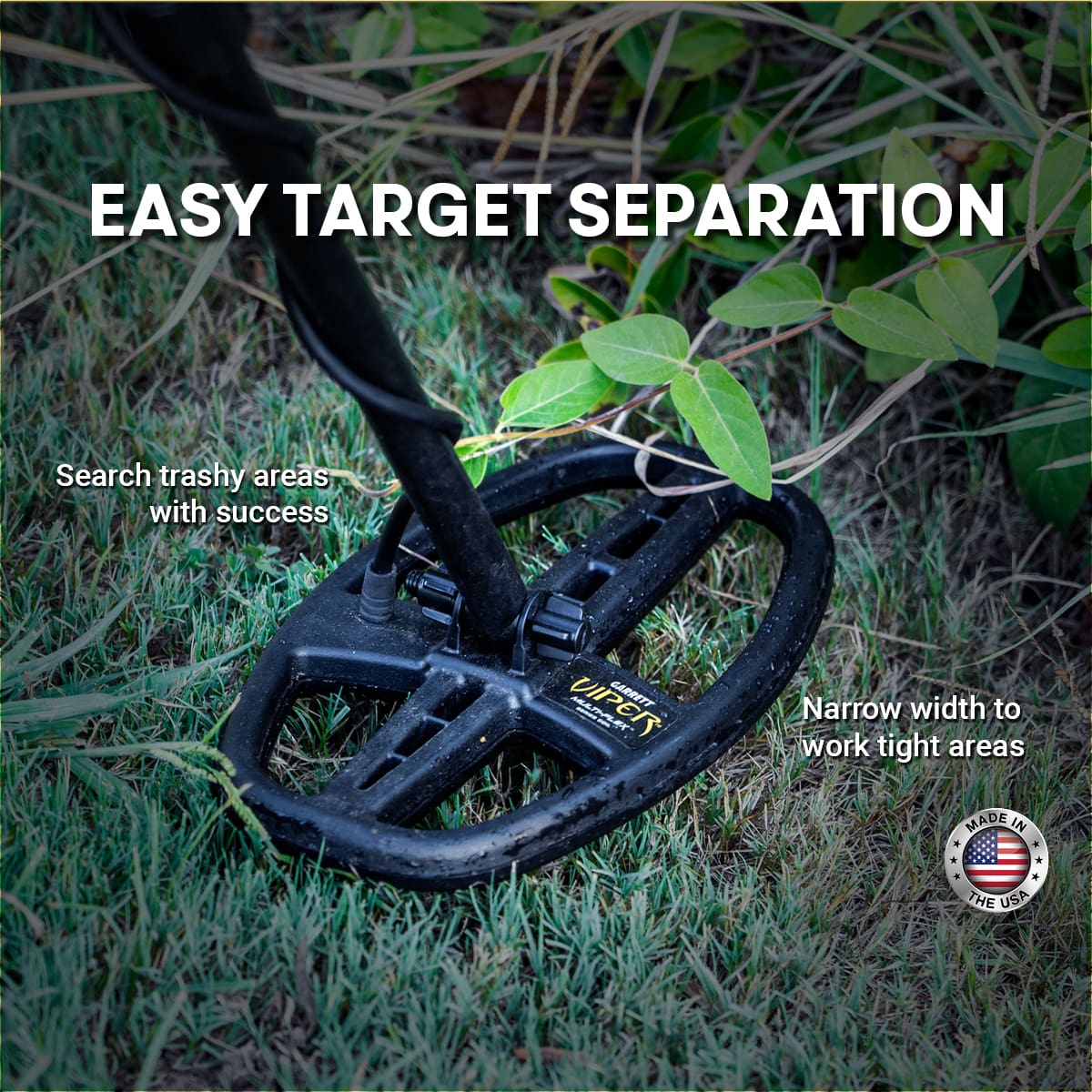 Garrett ACE APEX 6"x 11" VIPER Multi-Flex DD Searchcoil