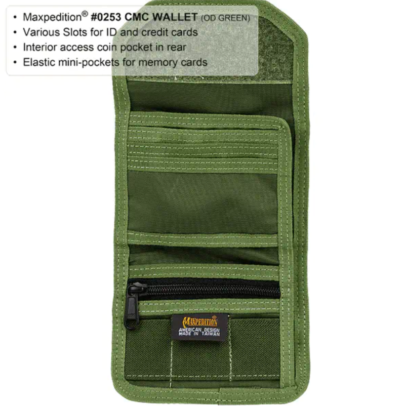 Maxpedition C.M.C. Wallet (OD Green)
