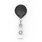 Key-Bak MINI-BAK: 36in Retractable Badge Holder with Belt Clip BLACK