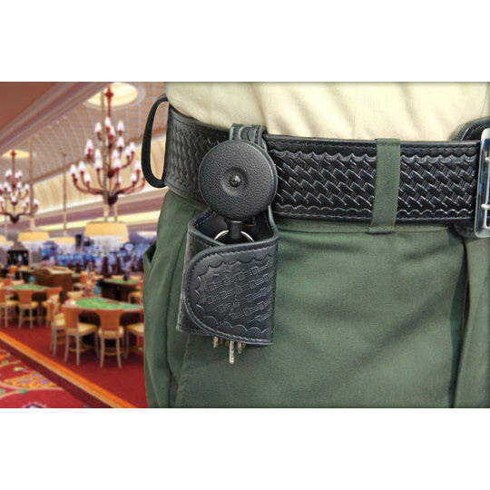 Key-Bak SILENCER: 36in Super Duty Kevlar Cord with Belt Loop - LEATHER