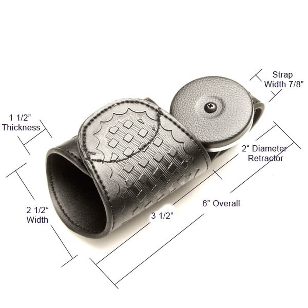 Key-Bak SILENCER: 36in Super Duty Kevlar Cord with Belt Loop - LEATHER